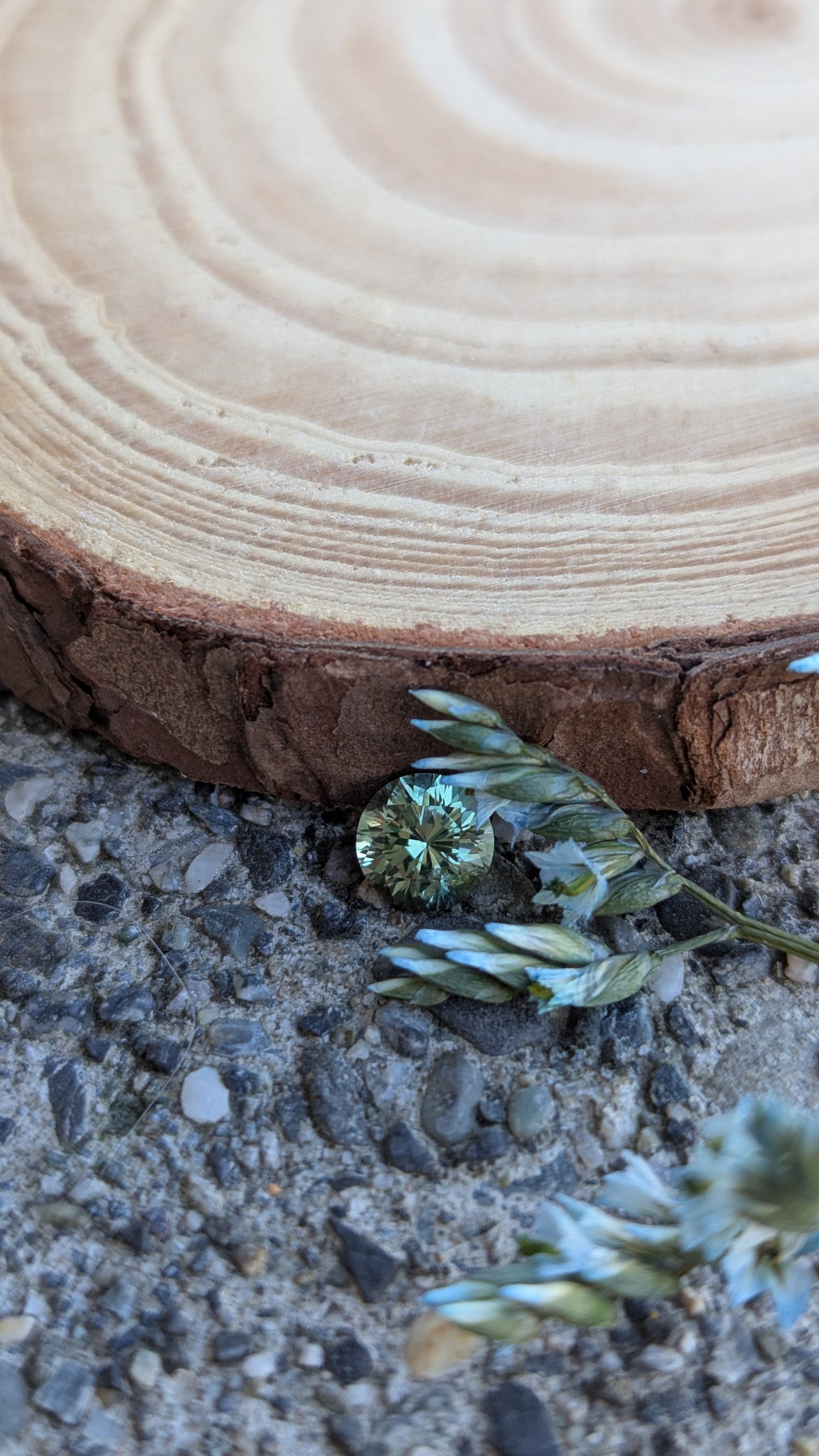 Rare 1.63ct Green Montana Sapphire