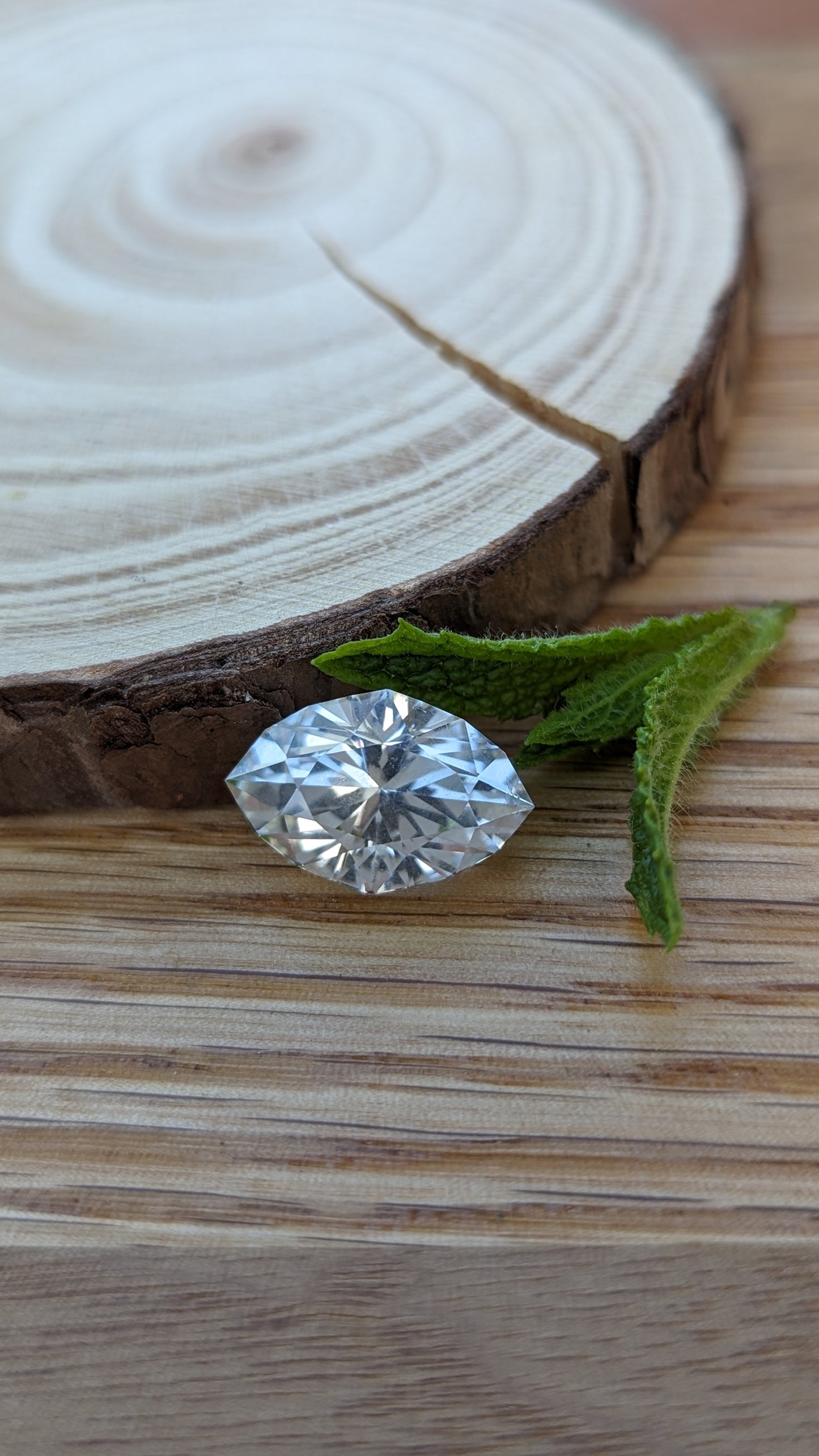 Platinum 12.75ct Topaz