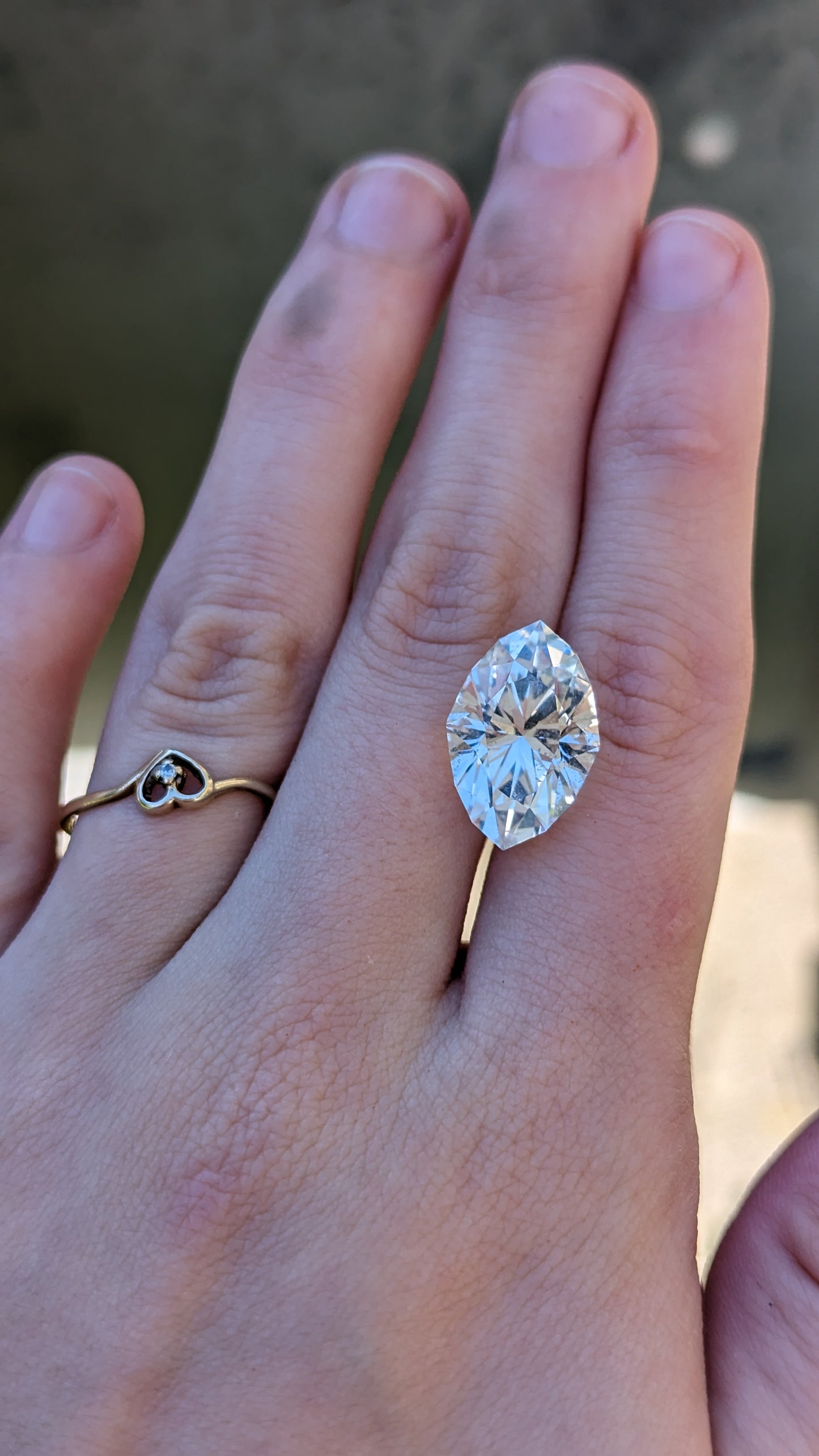 Platinum 12.75ct Topaz